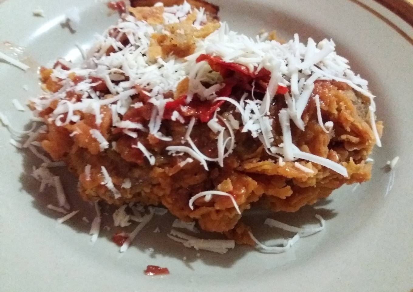 Ayam geprek keju