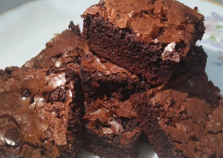 Resep Shiny Fudgy Brownie, Lezat