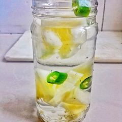 A picture of Pineapple Jalapeño Water.