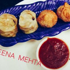 A picture of Noodle Momos.