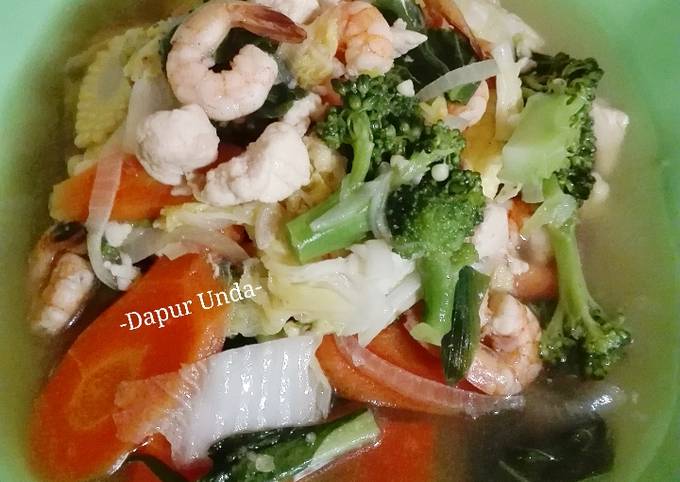 Resep Capcay Kuah Ayam Udang Oleh Dapur Unda Chyntia W Dhee Cookpad