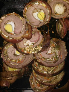 Una foto de Matambre arrollado al horno