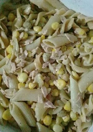 عکسی از دستور پاستا سالاد ماکارونی