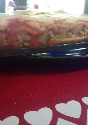 Una foto de Lasaña de carne con verduritas
