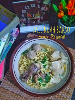Foto resep Mie Kuah Bakso Siomay Bersantan