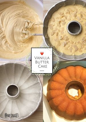 Foto resep Vanilla Almond Buttercake no BP (remake)