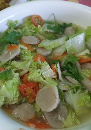 Foto resep Sop warna warni