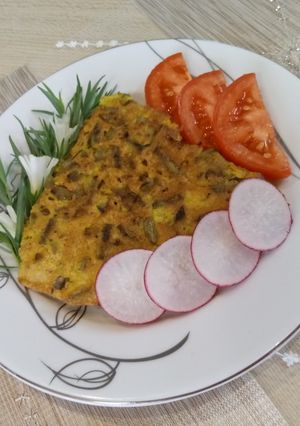 عکسی از دستور کوکو لوبیا سبز🌱