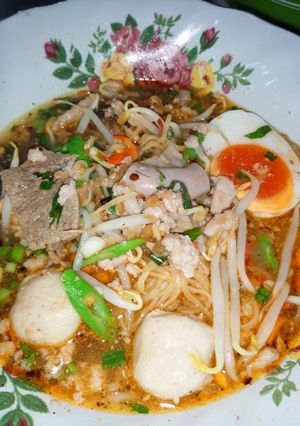 รูปของ บะหมี่ต้มยำน้ำใส
