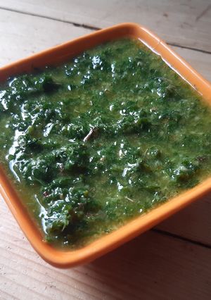 Une photo de Sauce Chimichurri... avec une petite french touch