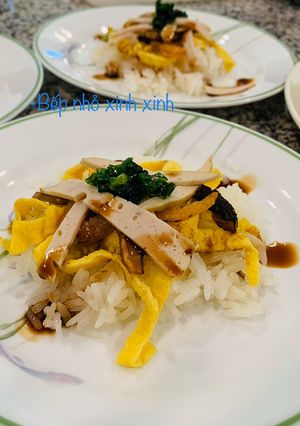 Hình của món Xôi mặn.
