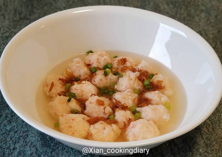 Recipe of Speedy Shrimp Balls Soup