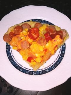 Foto resep Pizza Sosis Jagung Teflon