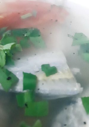 Hình của món Cá chỉ vàng nấu chua.