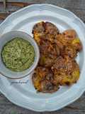 Crispy smashed potatoes