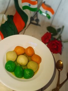 তিরাঙ্গা রসগোল্লা (Tiranga Rosogolla recipe in Bengali) রেসিপির প্রধান ছবি