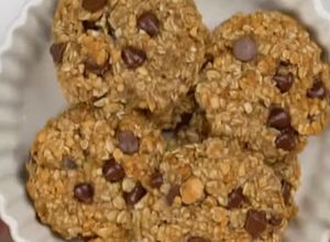 Foto de Cookies de Aveia e Banana