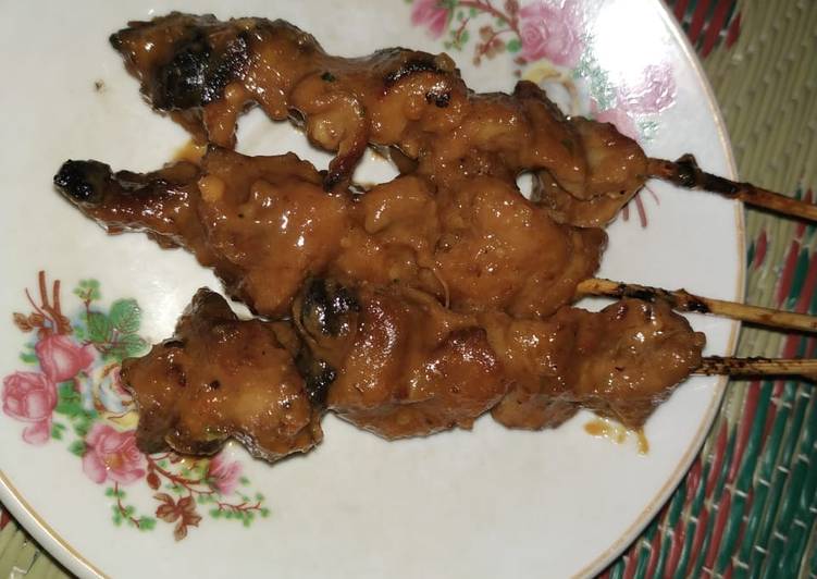 Sate kulit ayam