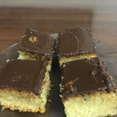 A picture of Walnut cake(eggless).