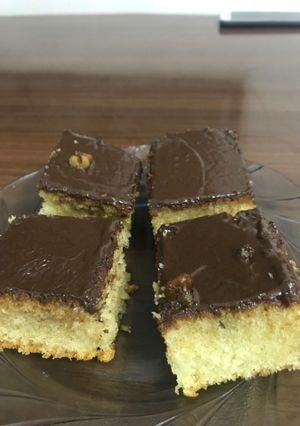 A picture of Walnut cake(eggless).