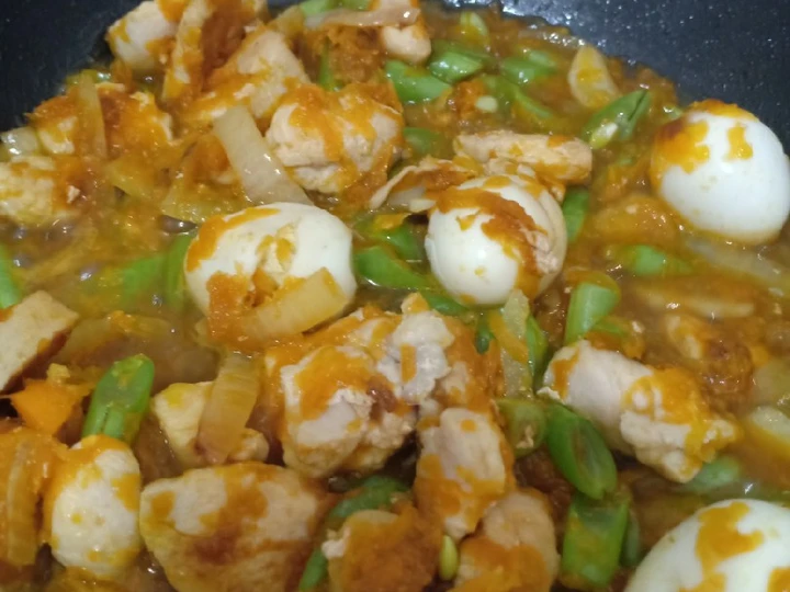 Langkah Mudah untuk Membikin Resep Tumis ayam wortel buncis kecap telur puyuh #maChak bekal suami yang  Bikin Ketagihan Anti Ribet, Mantap