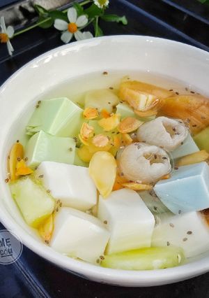 Hình của món Chè Khúc Bạch Đơn Giản Nhất.