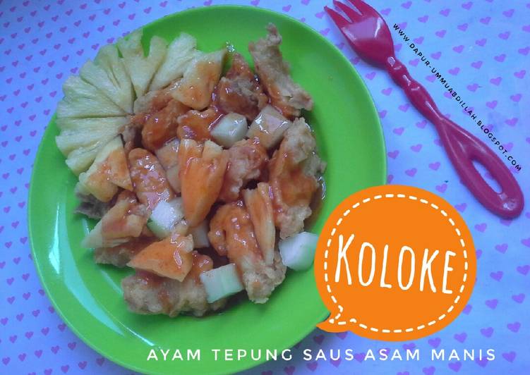 Koloke (Ayam Tepung Saus Asam Manis)