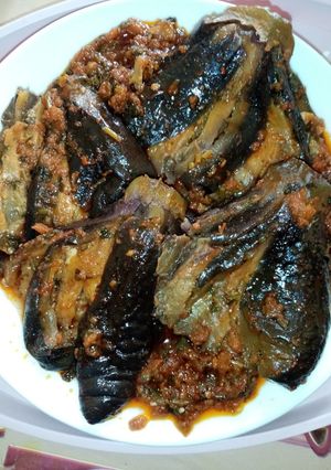 صورة لوصفة باذنجان مشرمل
