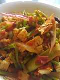Tauco kincong tempe dan kacang panjang