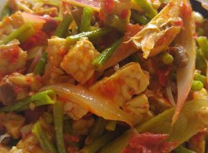 Foto resep Tauco kincong tempe dan kacang panjang