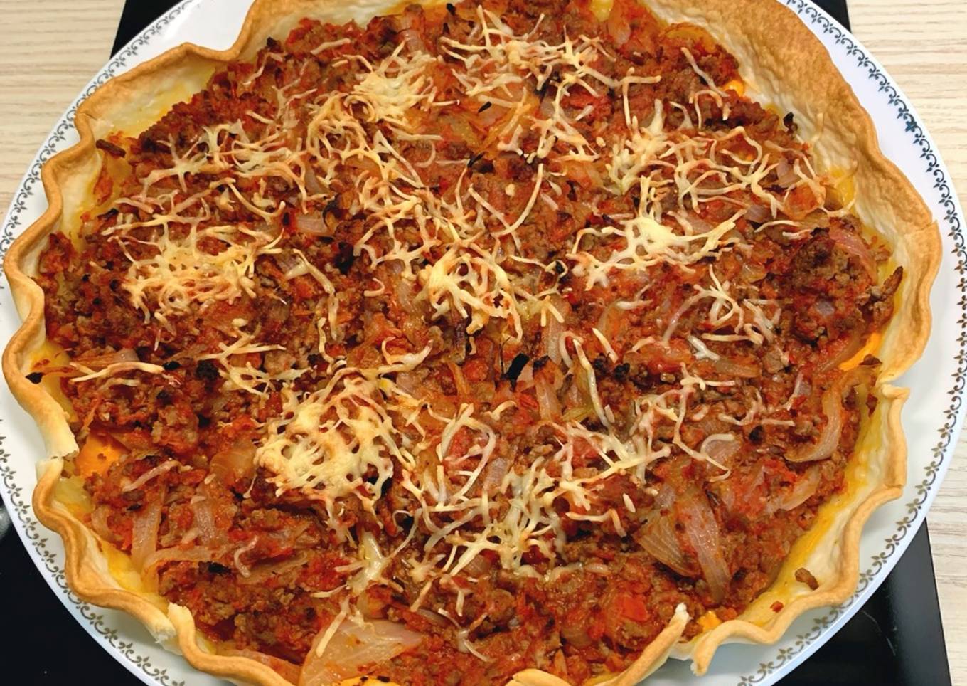 Tarte Viande Hachée Tomate Fromage