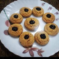 A picture of Choco filled jowar cookies(gluten free).
