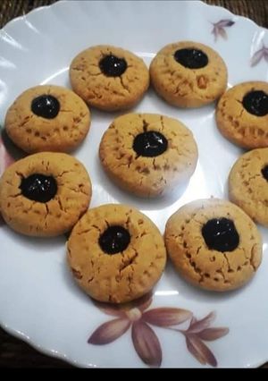 A picture of Choco filled jowar cookies(gluten free).