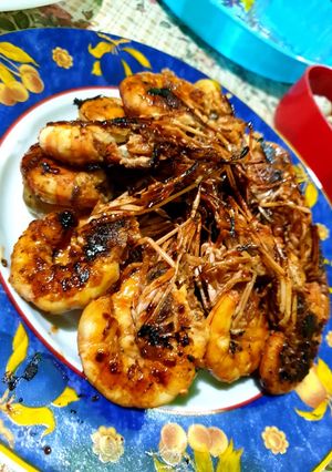 Foto resep Udang bakar madu
