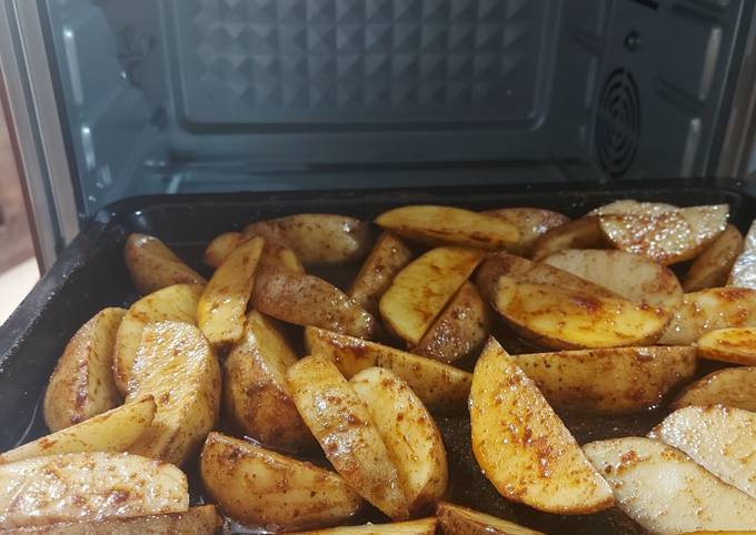Cara Gampang Membuat Potato wedges home made, Sempurna