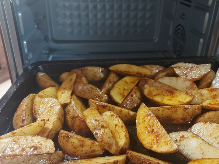 Cara Gampang Membuat Potato wedges home made, Sempurna