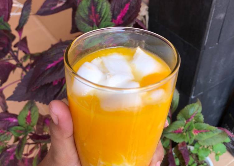 Cara Gampang Menyiapkan Juice Mangkel (Mangga Kelapa) #dapurwiwin 👩🏻‍🍳 Anti Gagal