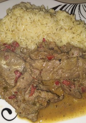 Una foto de Hígado Encebollado
