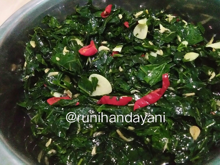 Resep 8. Tumis teri daun paya jepang Anti Gagal