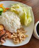 Cơm sườn bì Nam bộ