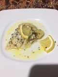 Dori With Garlic Lemon Butter Sauce