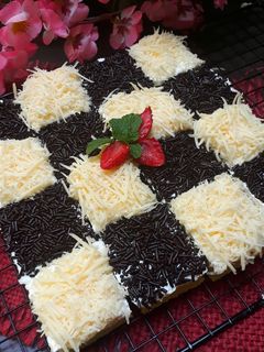 Foto resep Cake Potong Pandan Keju