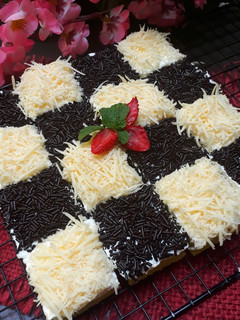 Foto resep Cake Potong Pandan Keju