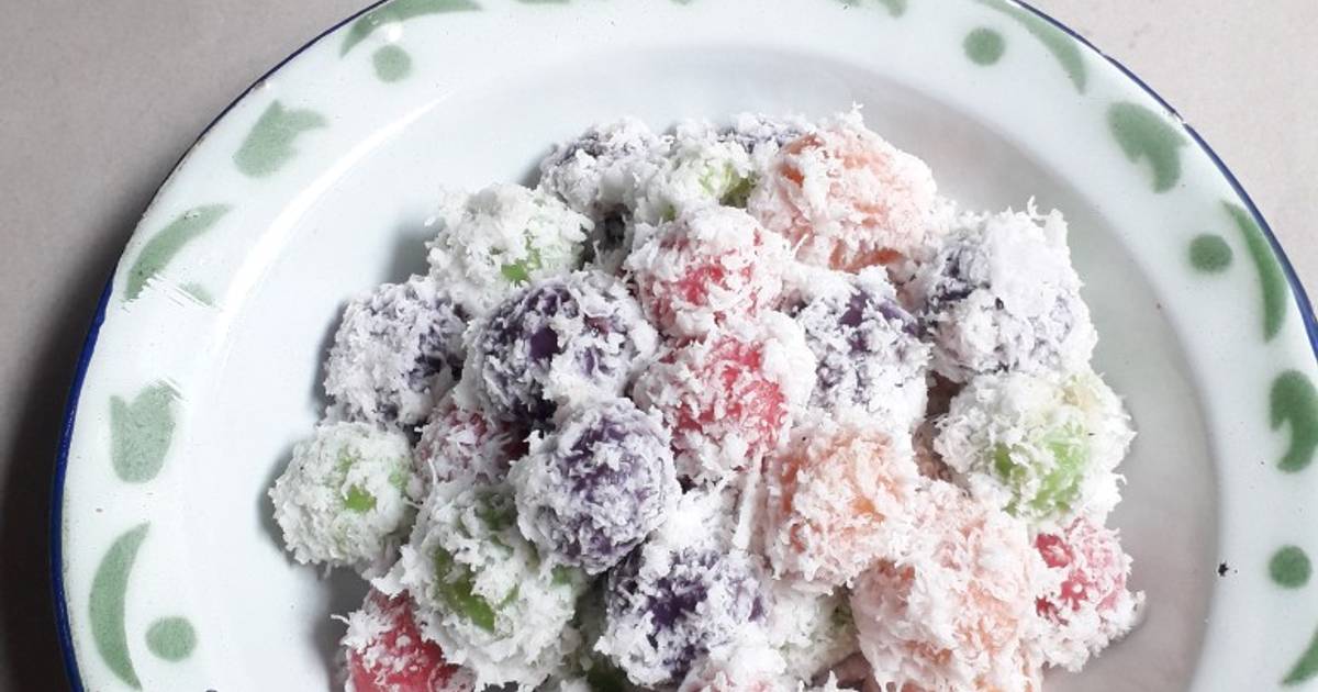 Resep Klepon Pelangi Oleh Mama Fathan Cookpad