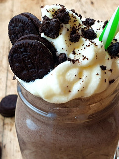 Una foto de Batido de Oreo (Oreo milkshake)