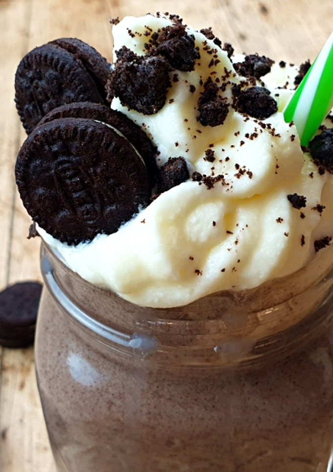Una foto de Batido de Oreo (Oreo milkshake)