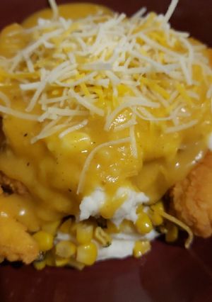 A picture of Copycat KFC bowl.