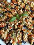 Mejillones con picadillo sabroso