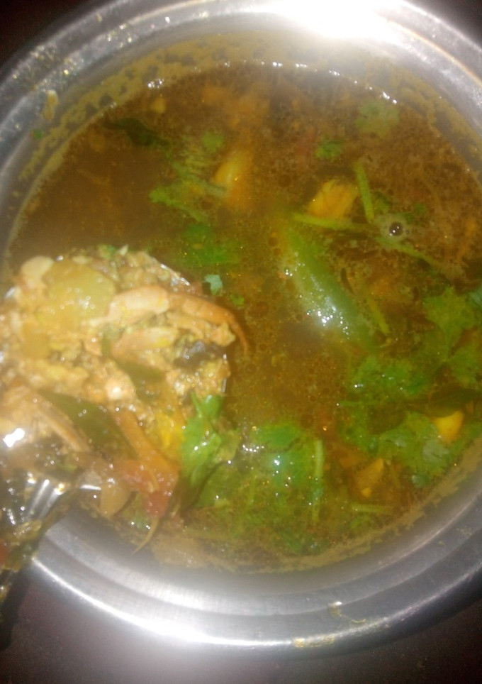 வயல் நண்டு ரசம் (Nandu rasam recipe in tamil) செய்முறை முக்கிய புகைப்படம்
