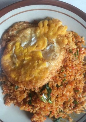 Foto resep Nasi goreng telur ceplok